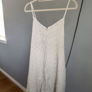 Brandy Melville White Floral Mini Dress